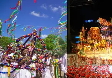 Sairé e Festival de Parintins se encontram em um verdadeiro intercâmbio cultural