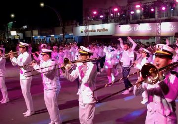 Banda Musical Almirante Soares Dutra é campeã do Festival de Bandas e Fanfarras de Santarém, no PA