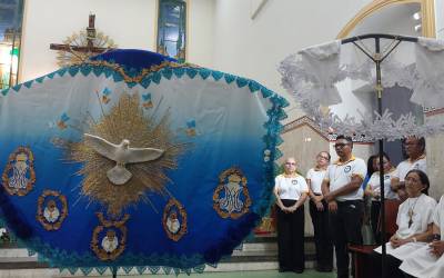 Corda, terço e manto de Nossa Senhora da Conceição são apresentados pela Diretoria da Festa 