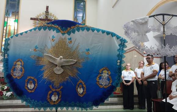 Corda, terço e manto de Nossa Senhora da Conceição são apresentados pela Diretoria da Festa 